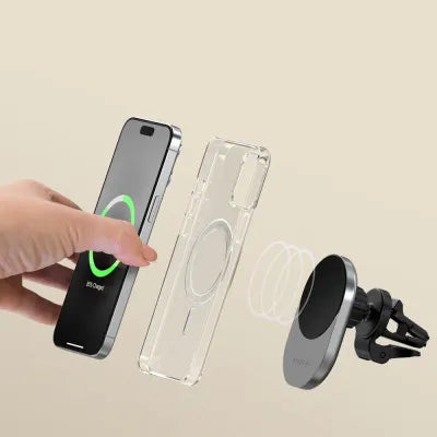 Satechi Qi2 Wireless Car Charger (Space Grey) - Digital3d.com.au