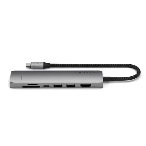 Satechi 7-In-1 USB-C Slim Multiport Adapter (Space Grey) - Digital3d.com.au