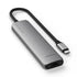 Satechi 7-In-1 USB-C Slim Multiport Adapter (Space Grey) - Digital3d.com.au