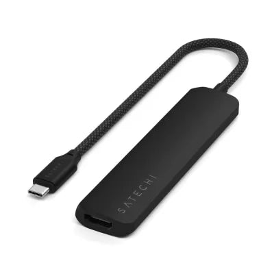 Satechi 6-In-1 USB-C Slim Multiport Adapter (Black) - Digital3d.com.au