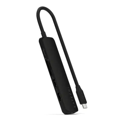 Satechi 6-In-1 USB-C Slim Multiport Adapter (Black) - Digital3d.com.au