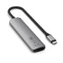 Satechi 6-In-1 USB-C Slim Multiport Adapter (Space Grey) - Digital3d.com.au