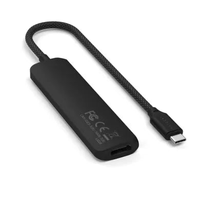 Satechi 4-In-1 USB-C Slim Multiport Adapter (Black) - Digital3d.com.au