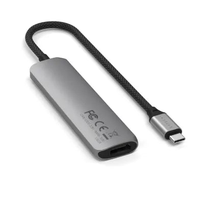 Satechi 4-In-1 USB-C Slim Multiport Adapter (Space Grey) - Digital3d.com.au