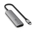 Satechi 4-In-1 USB-C Slim Multiport Adapter (Space Grey) - Digital3d.com.au
