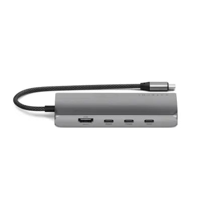 Satechi USB-C Multiport Adapter 8K With Ethernet V3 (Space Grey) - Digital3d.com.au