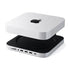 Satechi Stand & Hub For Mac Mini/Studio With NVME SSD Enclosure (Silver) - Digital3d.com.au