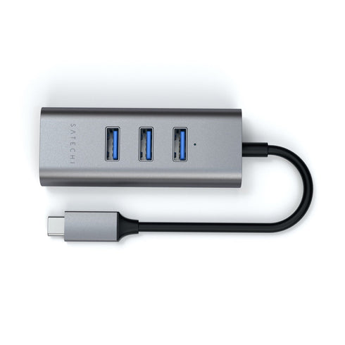 Satechi USB-C 2-in-1 USB 3. 3-Port Hub & Ethernet Image 3