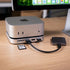 Satechi Mac Mini M4 Stand & Hub with SSD Enclosure (Silver) - Digital3d.com.au