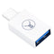 Bonelk USB-C to USB-A 3.0 Adapter - White - Digital3d.com.au