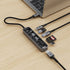 Bonelk Vision Long-Life USB-C to 6-in-1 w/Card Reader Multiport Hub (SG/Clear) Image 6