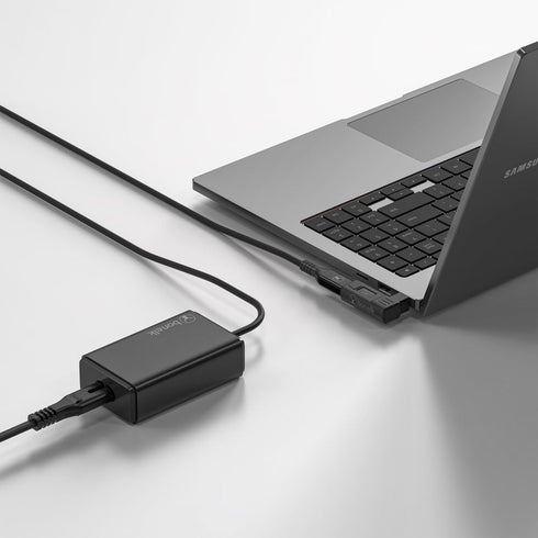 Bonelk Long-Life 65W GaN Multi-Device Laptop Charger, in-built Cable 1.5m (Black) Image 6