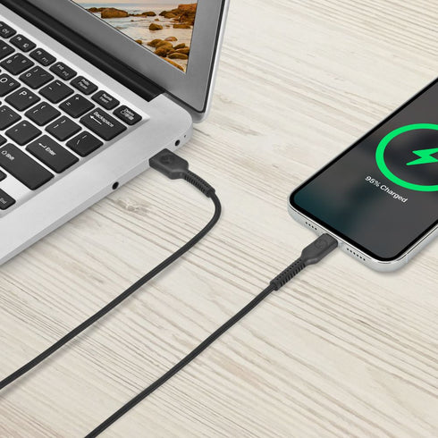 Bonelk Long-Life Easy Grip USB-A to Lightning Cable 1.2m - Digital3d.com.au
