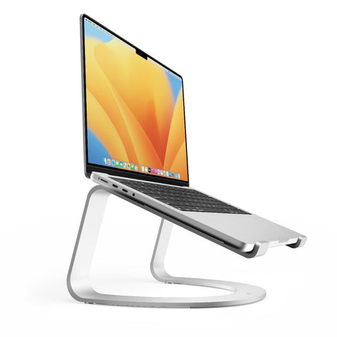 Twelve South Curve SE Stand for MacBooks and Laptops (Silver) Image 1