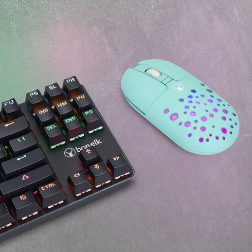 Bonelk Bluetooth/Wireless RGB 4D Mouse, 1200DPI, USB-C, M-270