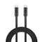 Bonelk Long-Life Easy Grip USB-C to USB-C Cable, 240w/20Gbps 4K 60Hz - 1.5m (Black) Image 1