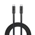 Bonelk Long-Life Easy Grip USB-C to USB-C Cable, 240w/20Gbps 4K 60Hz - 1.5m (Black) Image 1