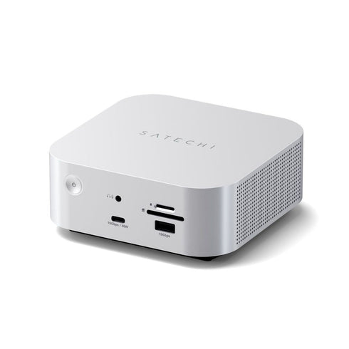 Satechi Thunderbolt 5 CubeDock with SSD Enclosure (Silver) Image 1
