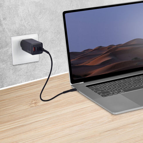 Bonelk Eco Series 65W PD Wall Charger, 3 x USB-C - Black - Digital3d.com.au