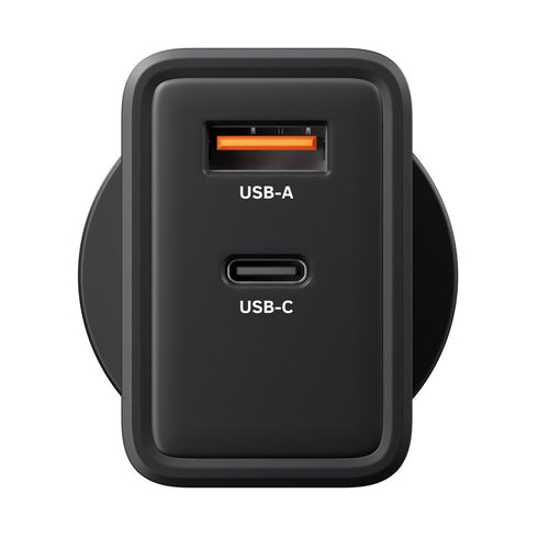 Bonelk 65W PD GaN USB-A/C Travel Wall Charger (Black) Image 3