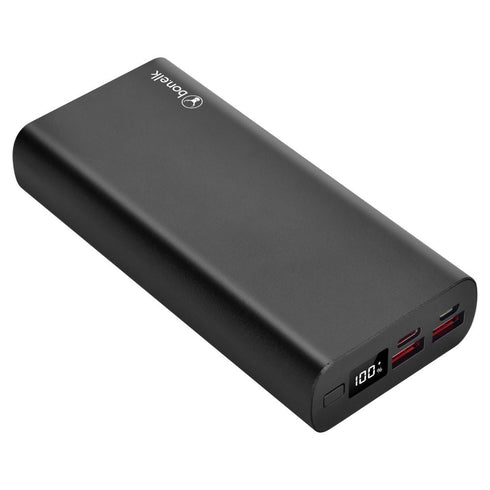 Bonelk Eco Series Slim Power Bank 20,000mAh, PD20W / QC 18W - Black - Digital3d.com.au