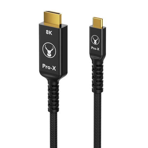 Bonelk Pro-X Long-Life USB-C to 8K HDMI Cable (1.5m) (Black) Image 2