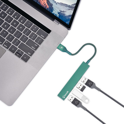 Bonelk Long-Life USB-A to 4 Port USB 3.0 Slim Hub