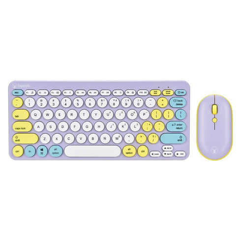 Bonelk KM-383 Wireless Keyboard and Mouse Combo Teal