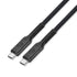 Bonelk Long-Life Easy Grip USB-C to USB-C Cable, 240w/20Gbps 4K 60Hz - 1.5m (Black) Image 3