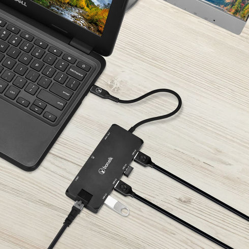 Bonelk Long-Life USB-C to 8-in-1 Multiport Hub