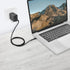 Bonelk Long-Life Easy Grip USB-C to USB-C Cable, 100W (Black) - Digital3d.com.au