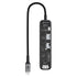 Bonelk Vision Long-Life USB-C to 6-in-1 w/Card Reader Multiport Hub (SG/Clear) Image 4