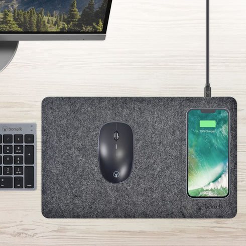 Bonelk Mouse Mat Qi Pro (Grey)