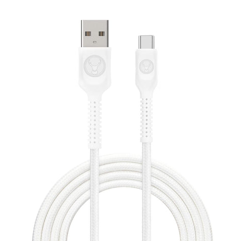 Bonelk Long-Life Easy Grip USB-A to USB-C Cable, 60W 1.2m White
