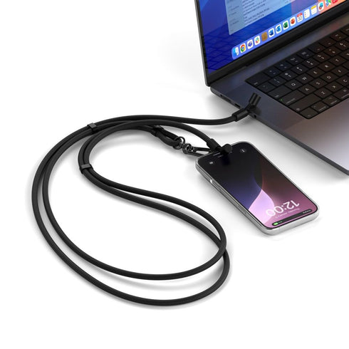 Satechi OntheGo USB-C Lanyard Cable 60W (Black) Image 5