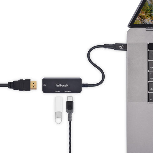 Bonelk Long-Life 3-in-1 Multiport Hub