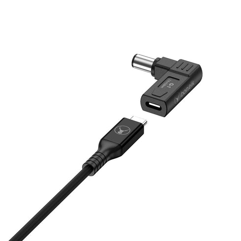 Bonelk Long-Life 100W GaN Multi-Device Laptop Charger, In-Built Cable - 1.5m (Black) Image 4