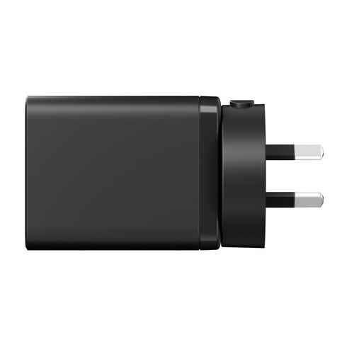 Bonelk 65W PD GaN USB-A/C Travel Wall Charger (Black) Image 2