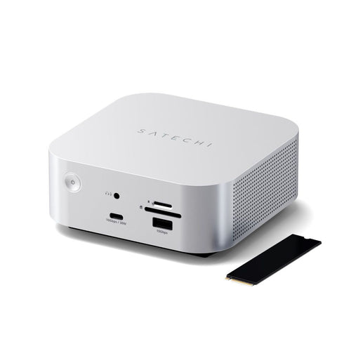 Satechi Thunderbolt 5 CubeDock with SSD Enclosure (Silver) Image 3