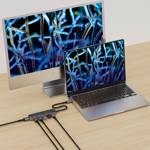Bonelk Vision Long-Life USB-C to 6in1 Multiport Hub (Clear) Image 5