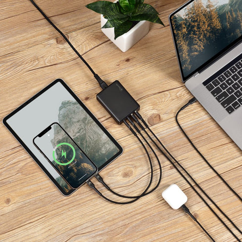 Bonelk Desktop Charger, 2 x USB-C / 2 x USB-A, 65W - Digital3d.com.au