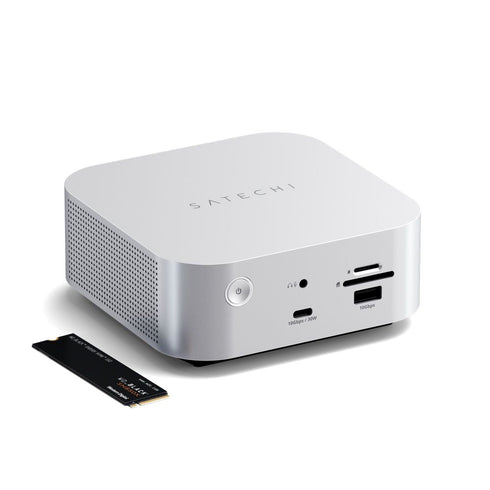 Satechi Thunderbolt 5 CubeDock with SSD Enclosure (Silver) Image 4