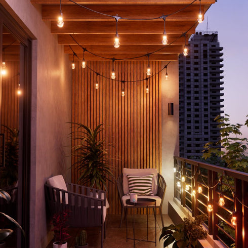 Nanoleaf Essentials Smart Multicolour Outdoor String Lights Smarter Kit (Matter compatible) - 30 m Image 7