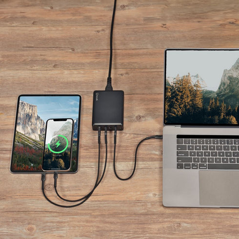 Bonelk 240W Multi-Port Desktop Charger, 3 x USB-C / 1 x USB-A - Digital3d.com.au