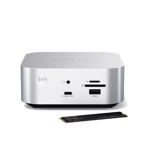 Satechi Thunderbolt 5 CubeDock with SSD Enclosure (Silver) Image 5