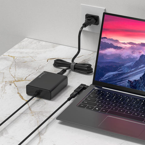 Bonelk Long-Life 100W GaN Multi-Device Laptop Charger, In-Built Cable - 1.5m (Black) Image 8