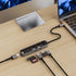 Bonelk Vision Long-Life USB-C to 6-in-1 w/Card Reader Multiport Hub (SG/Clear) Image 7