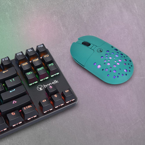 Bonelk Bluetooth/Wireless RGB 4D Mouse, 1200DPI, USB-C, M-270