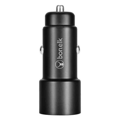 Bonelk Eco Series 38W PD Dual USB-C Car Charger - Black - Digital3d.com.au