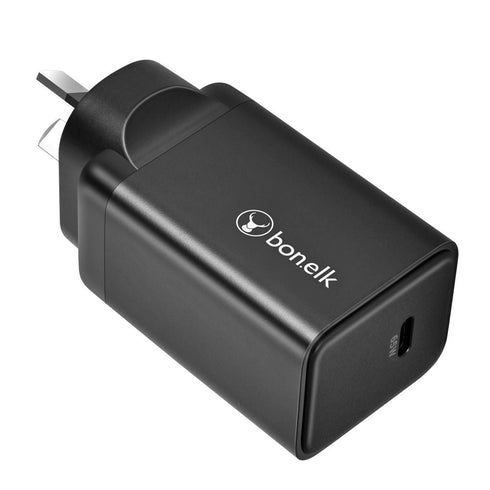 Bonelk 65W PD GaN Wall Charger - Black - Digital3d.com.au